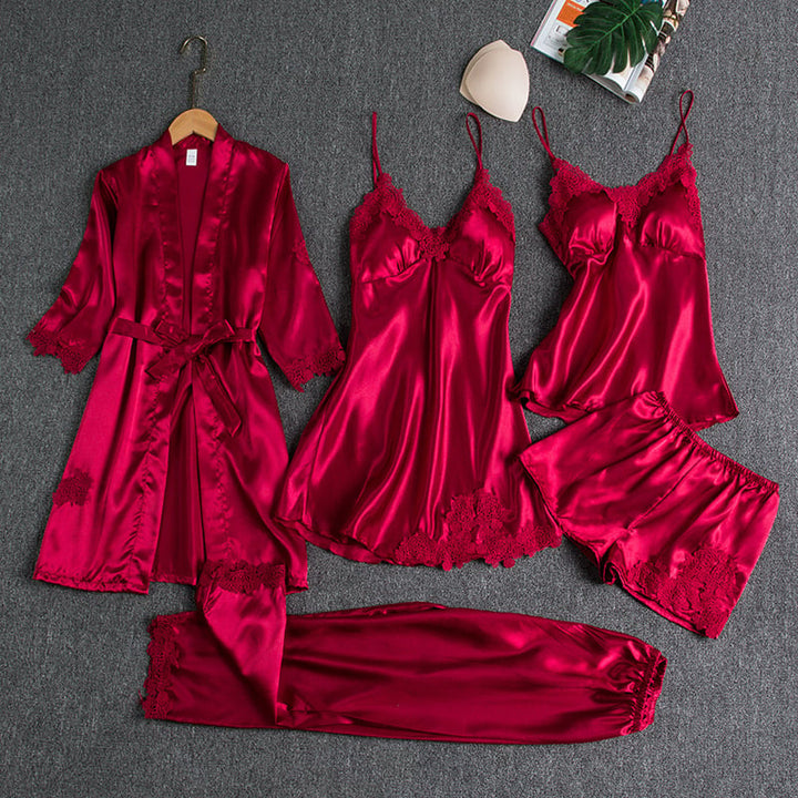 SALLY | ELEGANT FIVE PIECE NIGHT SET