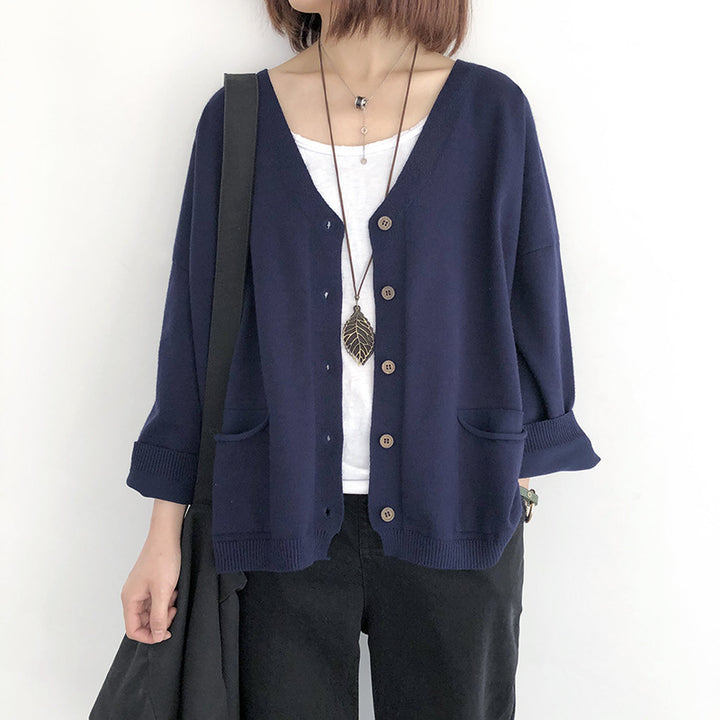 ELIN | RETRO BUTTON-UP CARDIGAN