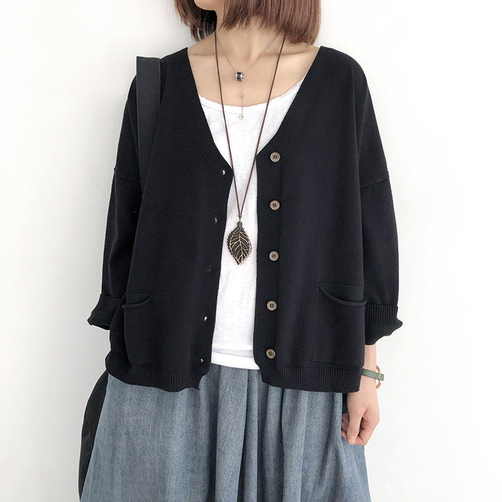 ELIN | RETRO BUTTON-UP CARDIGAN