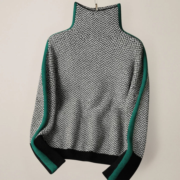 HELENE | HIGH-NECK PULLOVER