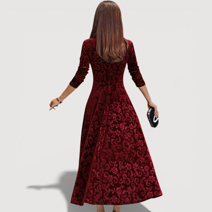 MUIREANN | ELEGANT VELVET DRESS