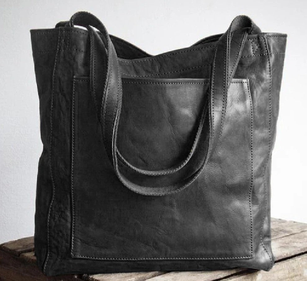 NUALA | HERITAGE VEGAN LEATHER TOTE
