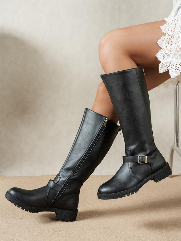 AOIBHE | COMFORTABLE LOW-HEEL BOOTS