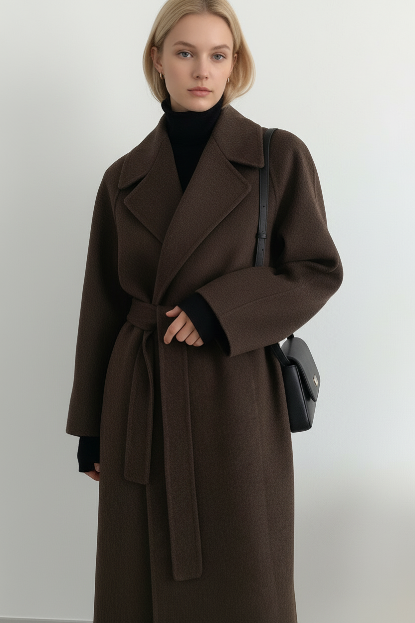 AOIBHÍN | ELEGANT BELTED LONG COAT