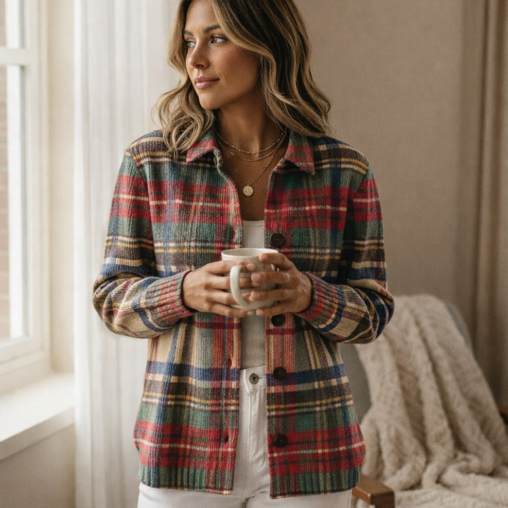 FINOLA | CHECKED BLOUSE