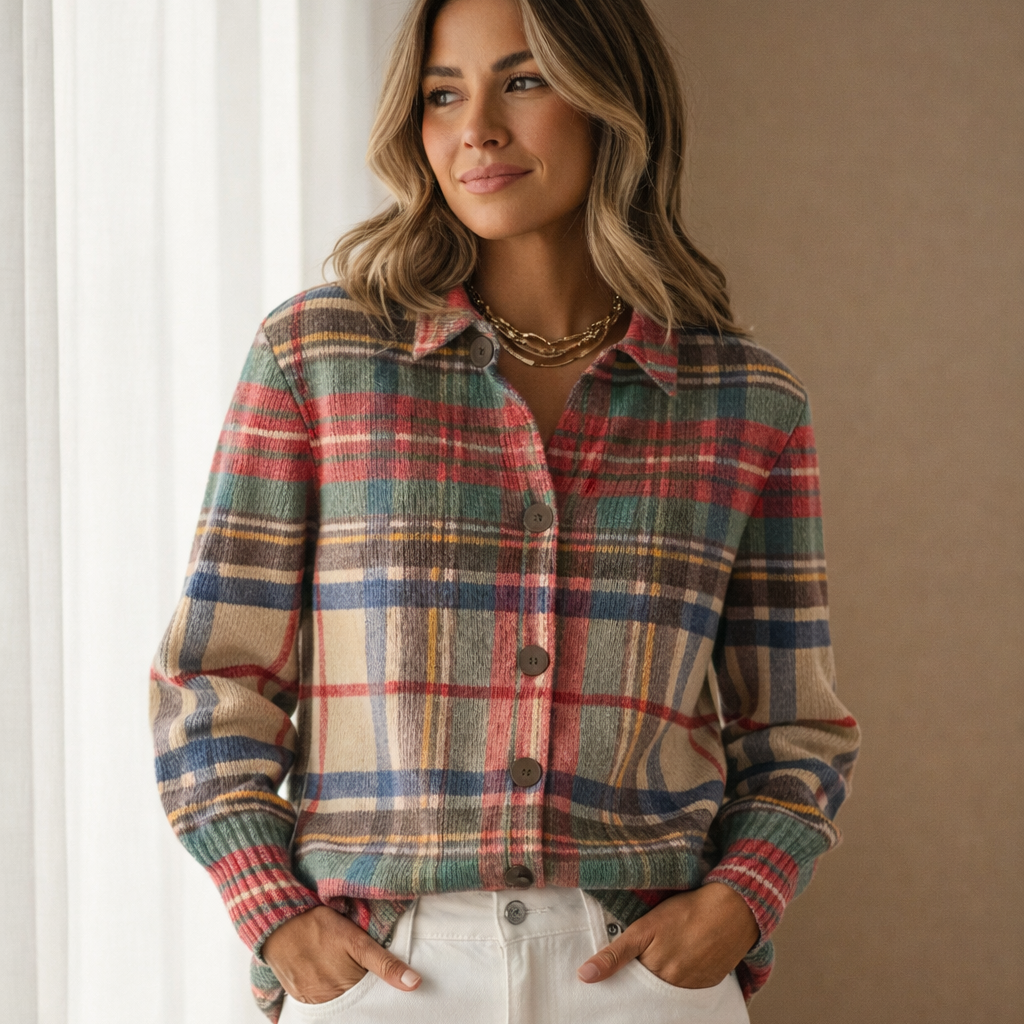FINOLA | CHECKED BLOUSE