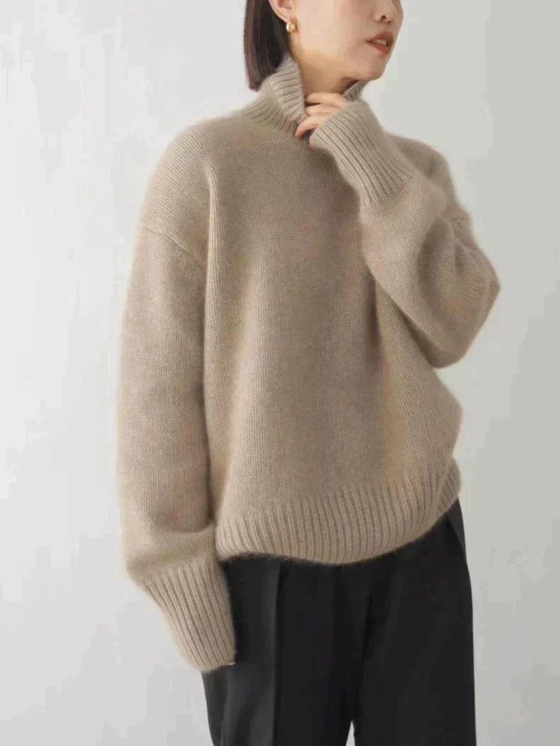 ROSIE | ELEGANT HIGH-NECK SWEATER