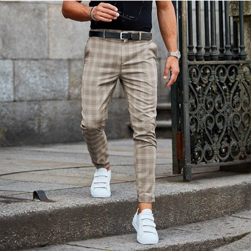 EDRIC | STYLISH CHECKED CHINO TROUSERS FOR MEN