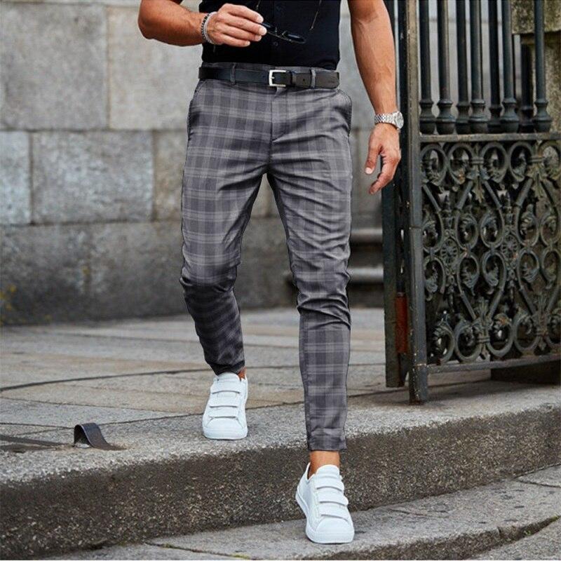 EDRIC | STYLISH CHECKED CHINO TROUSERS FOR MEN