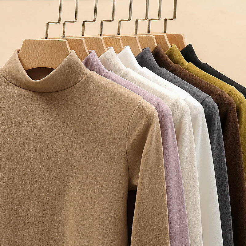LEONA | HALF TURTLENECK LONG-SLEEVE TOP