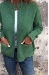 MARTA | ZIP-UP KNITTED CARDIGAN