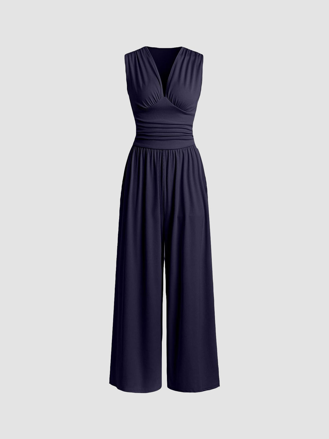 SAOIRSE | CHIC SLEEVELESS WIDE-LEG JUMPSUIT