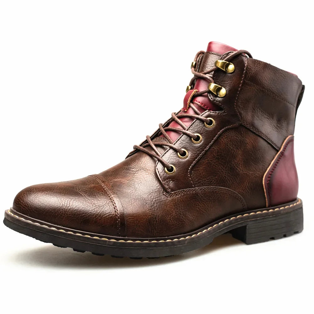 CILLIAN | HANDCRAFTED VEGAN LEATHER ANKLE BOOTS FOR MEN