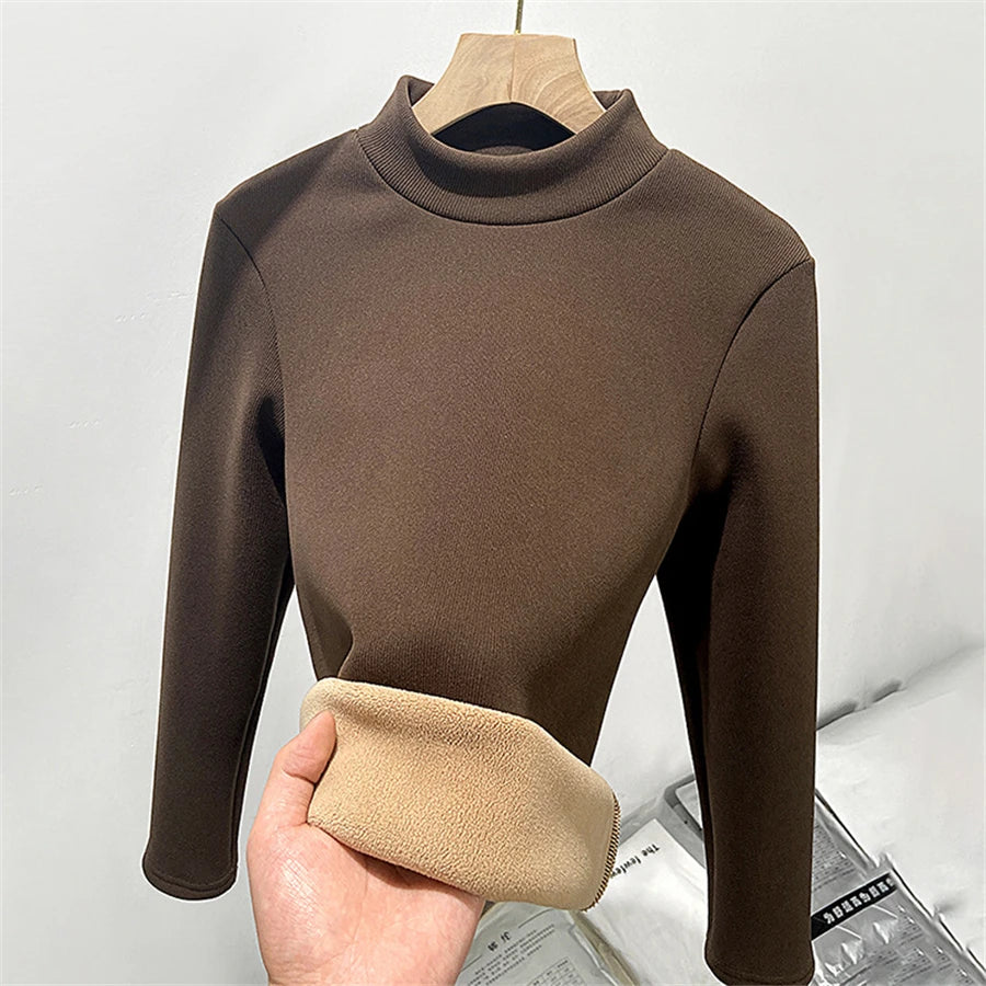 CORA | HALF TURTLENECK WARM TOP