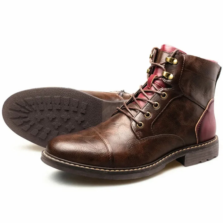 CILLIAN | HANDCRAFTED VEGAN LEATHER ANKLE BOOTS FOR MEN