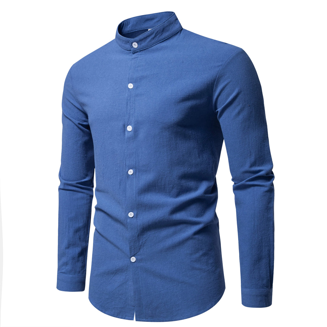 AURORA | SOLID COLOR CASUAL SHIRT