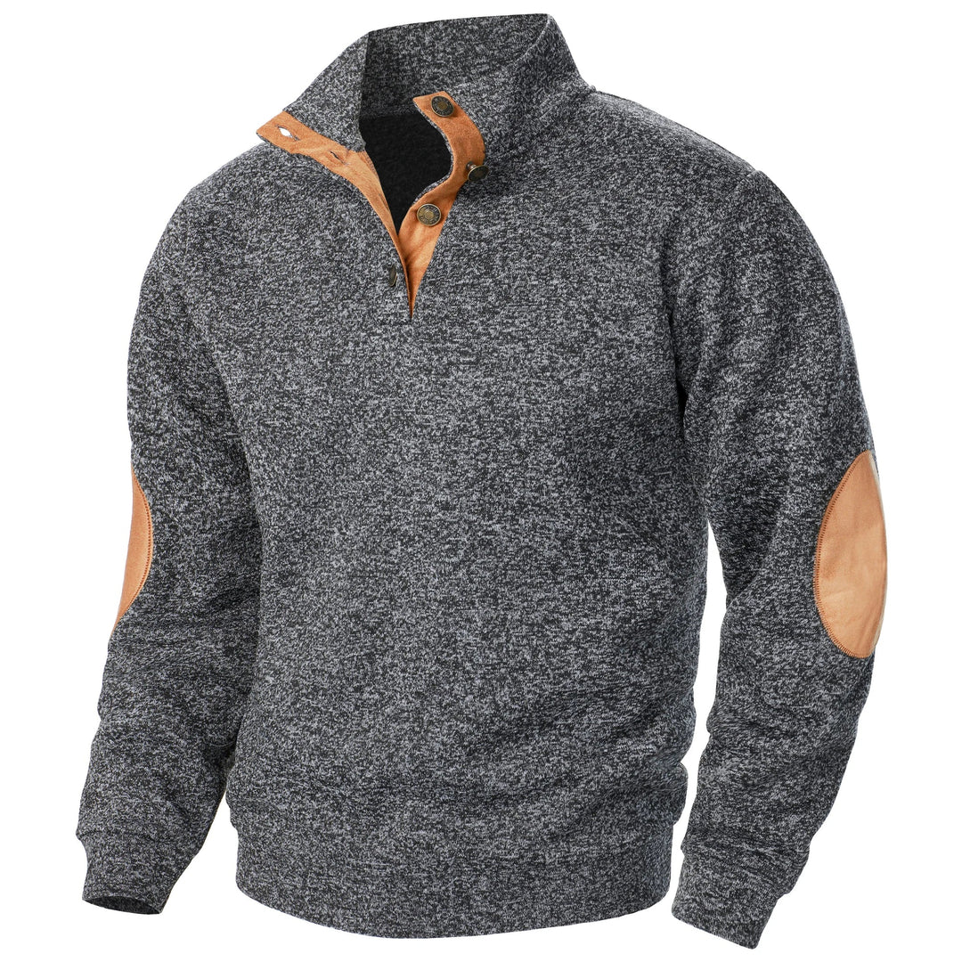 CONOR | REFINED HALF-ZIP ACCENT PULLOVER