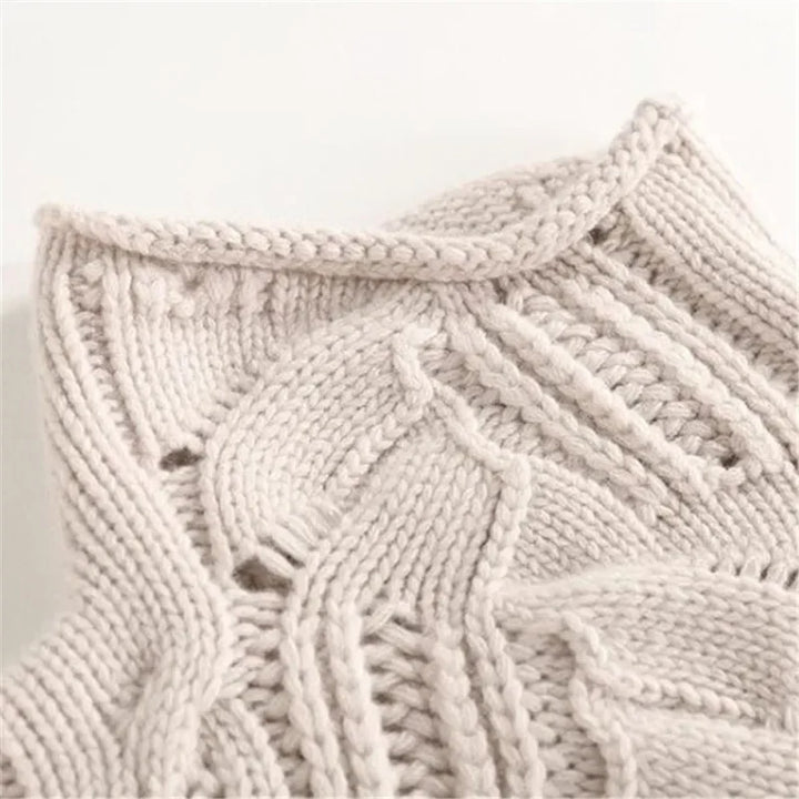 FIADH | CABLE KNIT TURTLENECK SWEATER