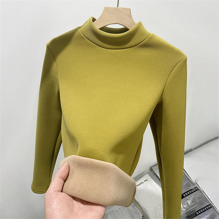 CORA | HALF TURTLENECK WARM TOP