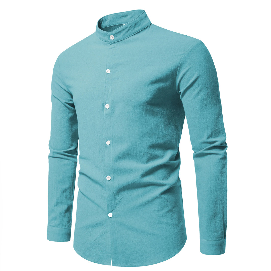 AURORA | SOLID COLOR CASUAL SHIRT