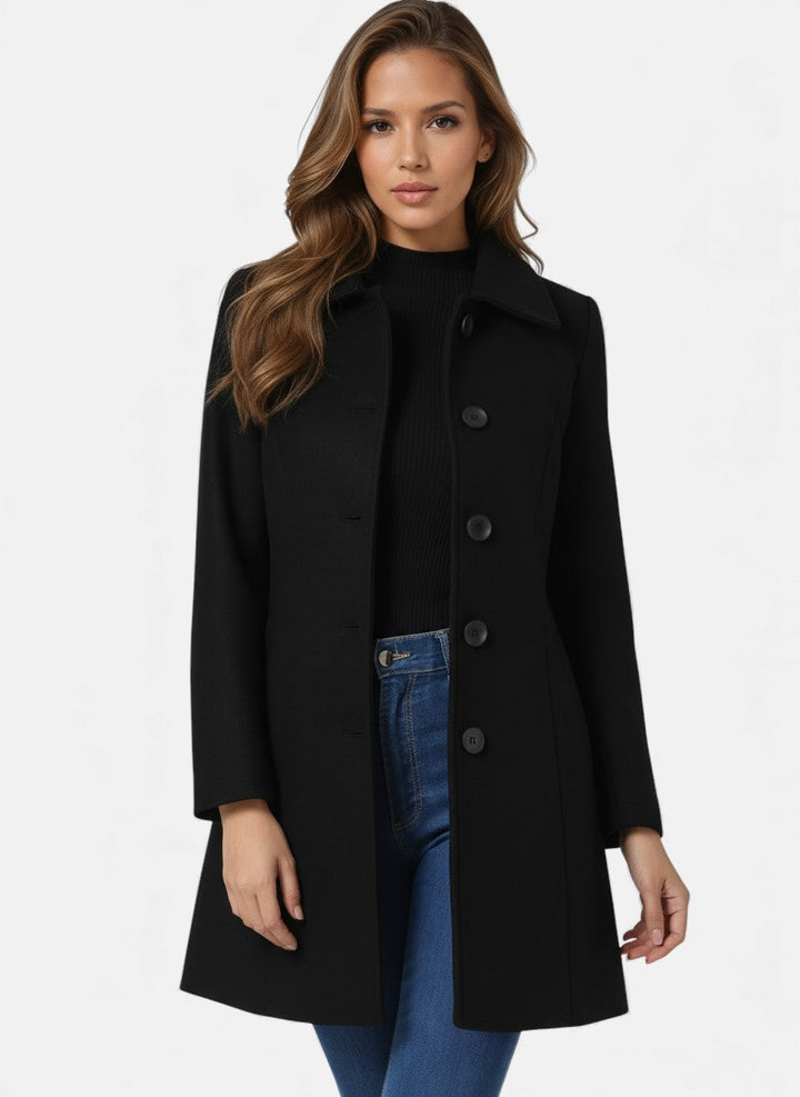 CIARA | SINGLE-BREASTED WINTER TRENCH COAT