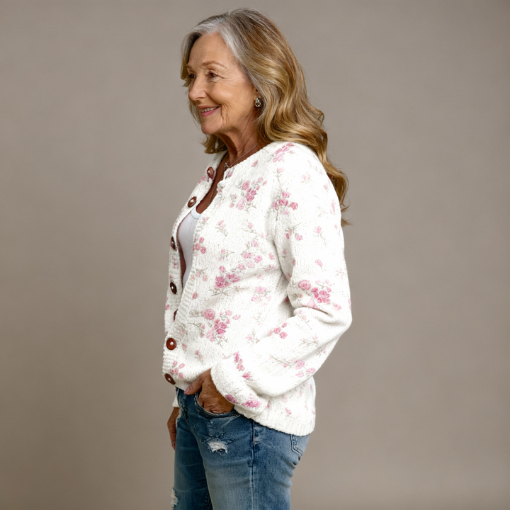 HAZEL | PINK ROSE CARDIGAN