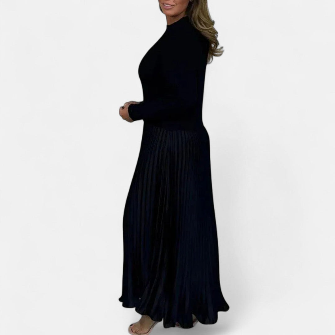 AOIFE | ELEGANT MAXI DRESS WITH PLEATED SKIRT