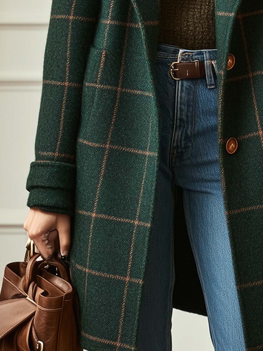 MAEVE | CHECKED WINTER COAT