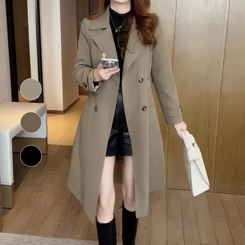SERENA | MODERN ELEGANT TRENCH-STYLE COAT