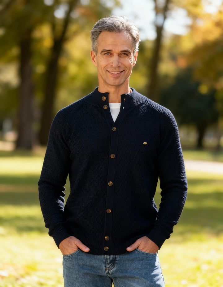 WILLIAM | ELEGANT SLIM-FIT CARDIGAN