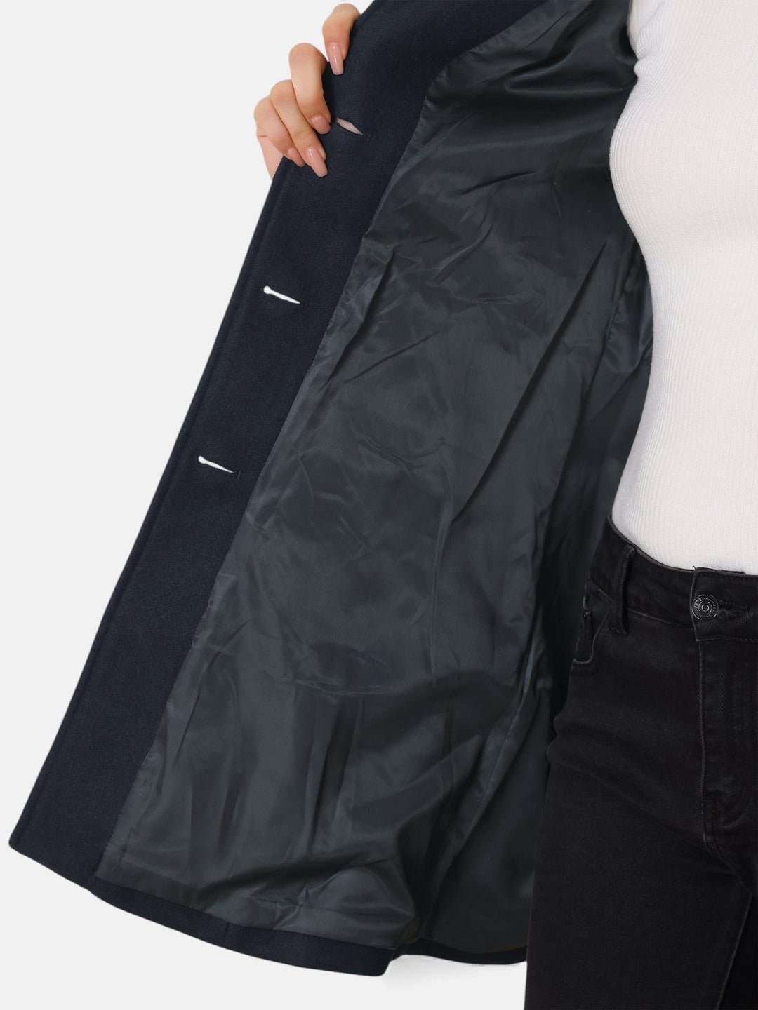 CIARA | SINGLE-BREASTED WINTER TRENCH COAT